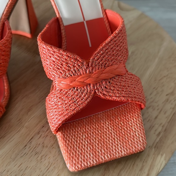Dolce Vita Woven Heeled Mules - Nitro - Picture 7 of 8